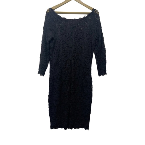 Torrid Black Lace Long Sleeve Midi Dress Size 2X - Picture 2 of 8